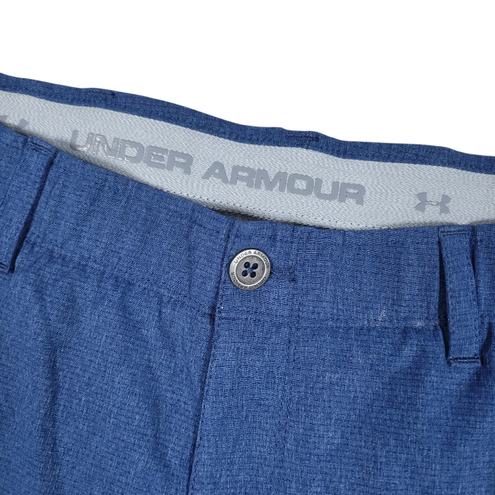 Under Armour Match Play Golf Shorts Mens 40 Blue Loose Casual‎ Sporty Heatgear